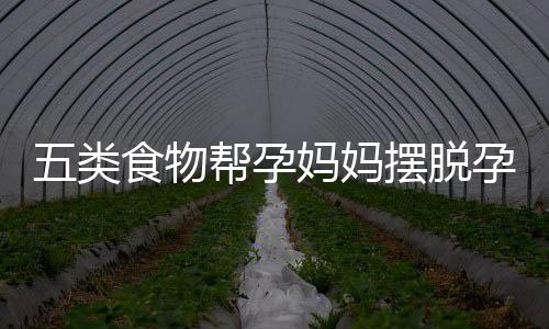 五类食物帮孕妈妈摆脱孕吐的烦恼