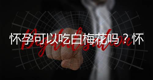 怀孕可以吃白梅花吗？怀孕吃什么比较好